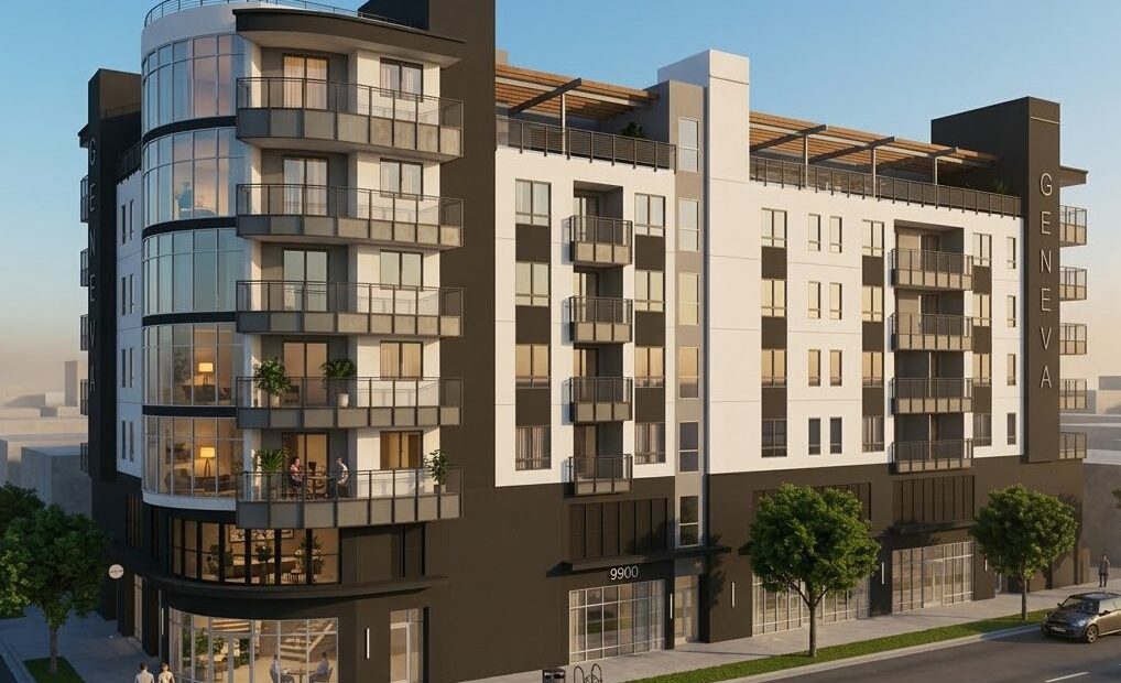 Geneva mixed-use building in Venice, Los Angeles, MEP engineering by Engineous Group